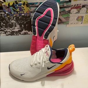 Nike Air max 270 Sorbet white orange & pink